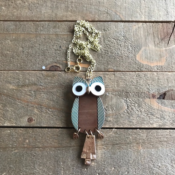 handmade Jewelry - Handmade Adorable Owl Necklace